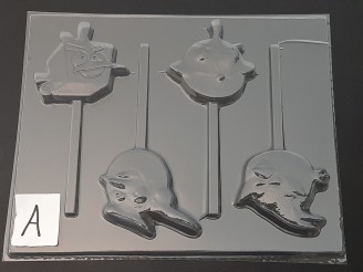 454sp Mad Space Birds Chocolate Candy Lollipop Mold FACTORY SECOND